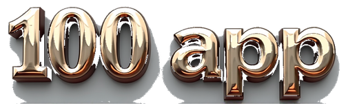 100 app logo